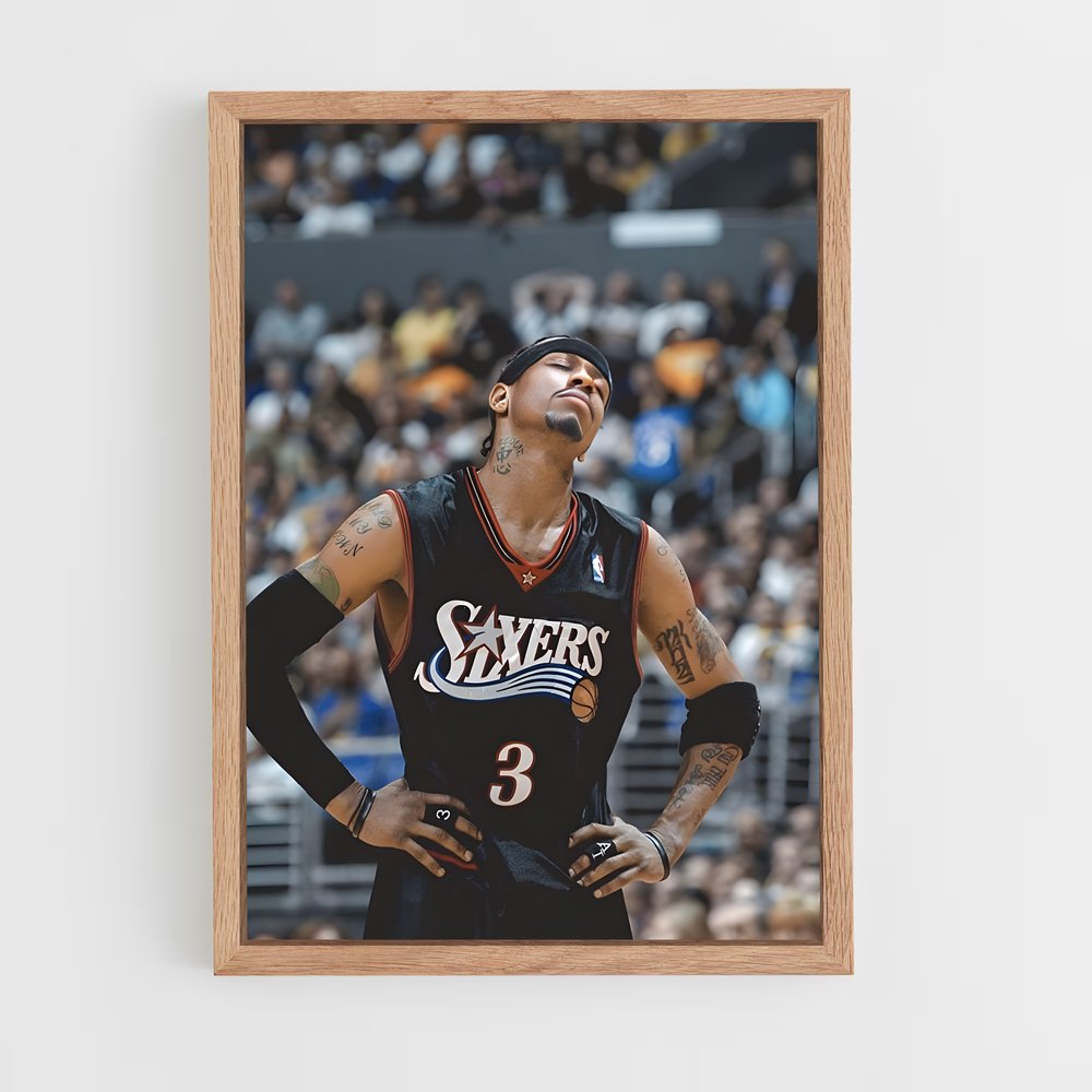 Poster Allen iverson impression – affiche Basketball (vue 4)